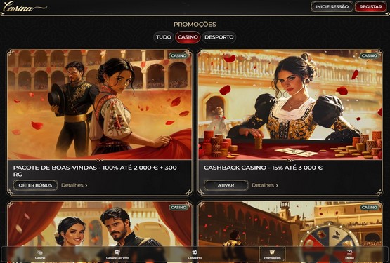 Casina casino Promoções