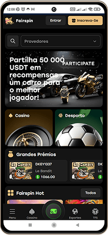 Versão móvel do casino Fairspin