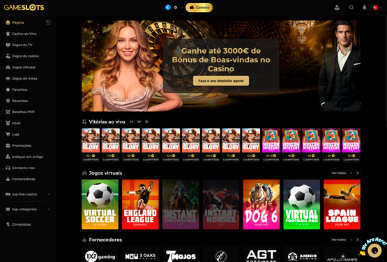 Gameslots casino Lobby