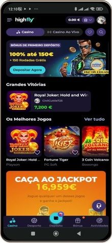 Versão móvel do casino Highflybet