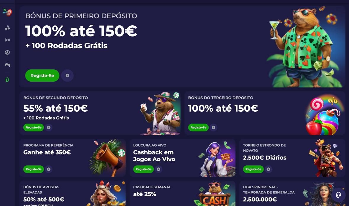 Oferta de bónus do Lazybar Casino