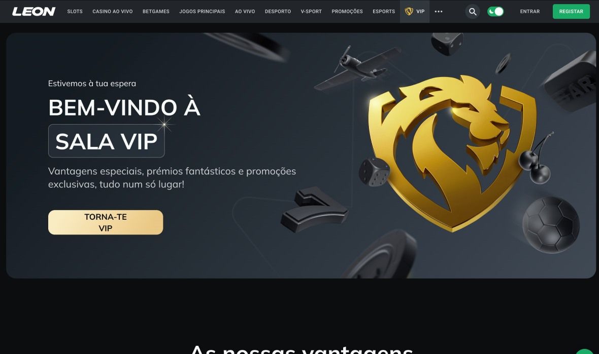 Programa Vip página do Leon Bet casino