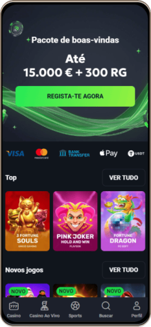 Versão móvel do casino LuckyWave