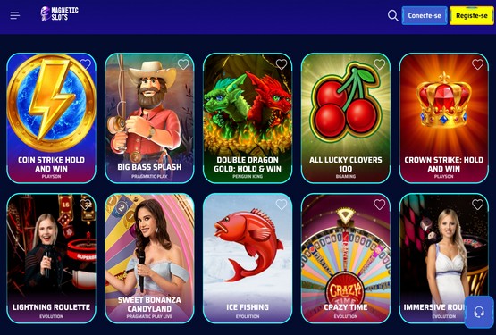 Magneticslots Casino Lobby