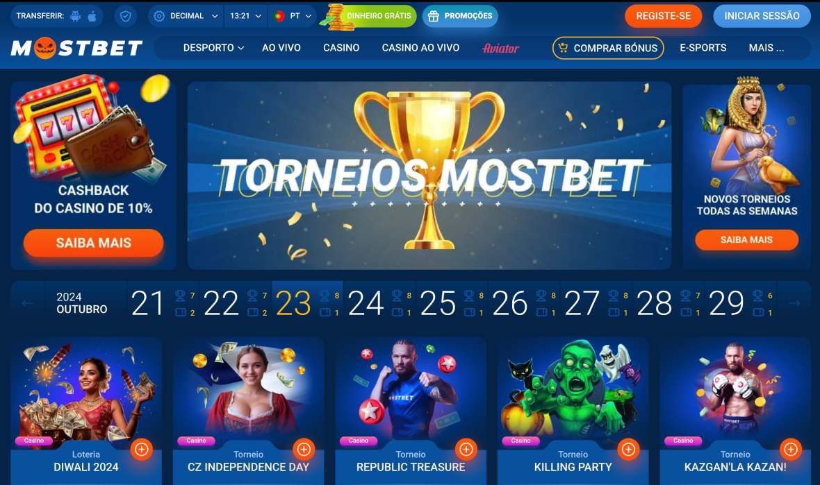 Torneios de Mostbet casino