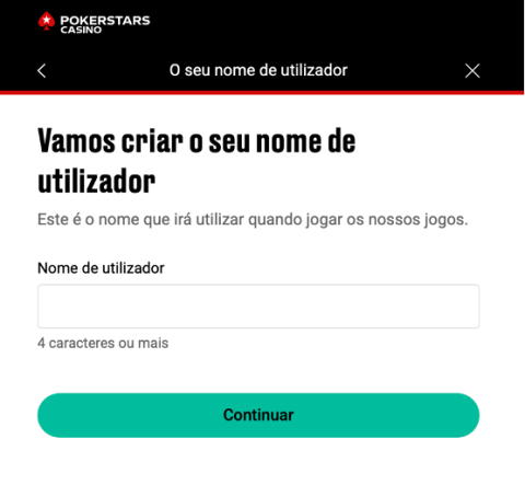 Introduza as suas informações