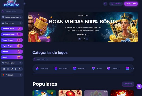 Slotoroller casino Lobby