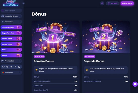 Slotoroller casino Promoções