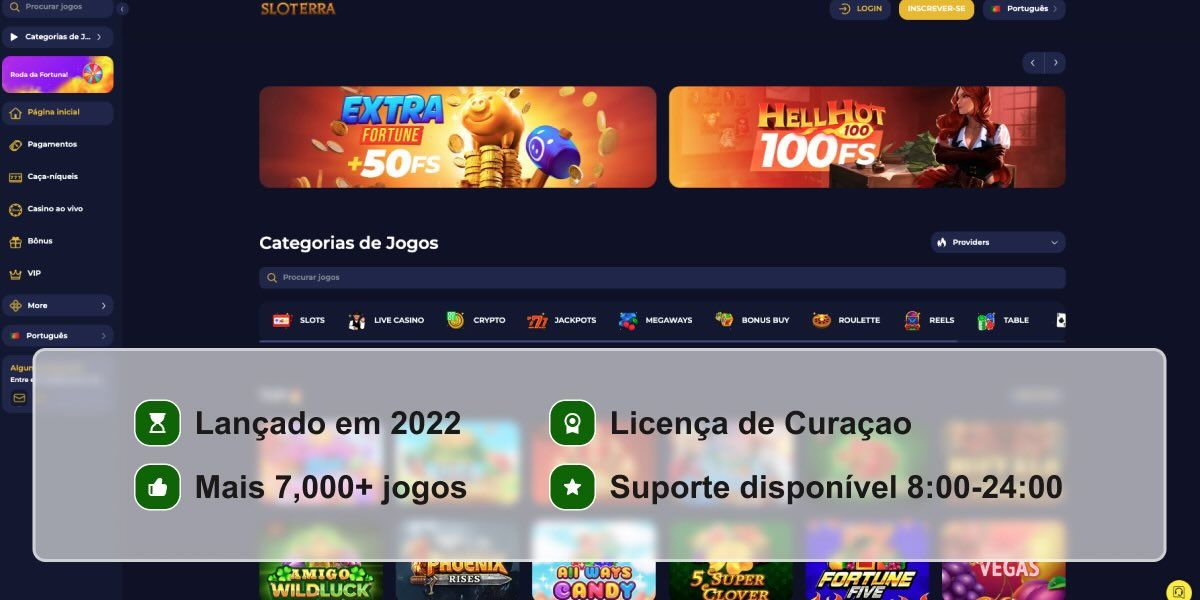 Reputação do casino sloterra em pontos