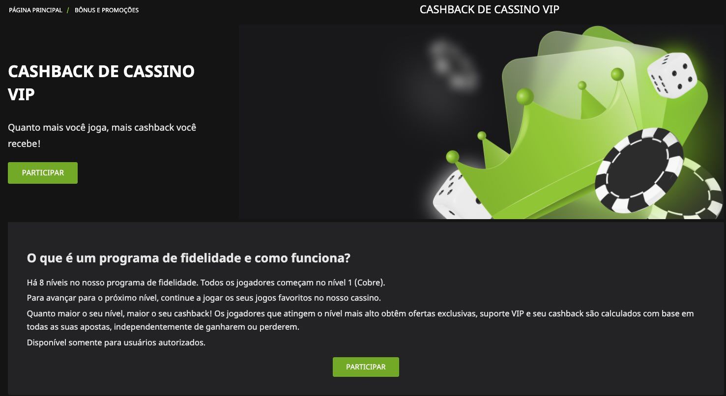 VIP programme de Winwinbet casino