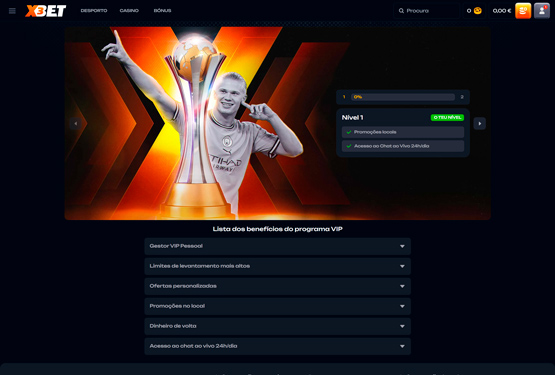 Página VIP da x3bet