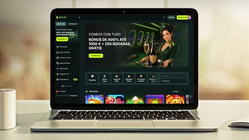 Página inicial do Betnjet Casino