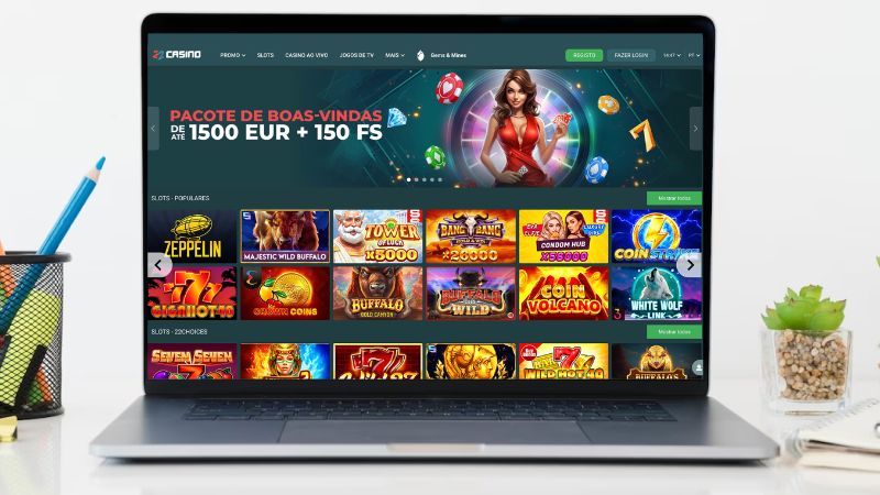 Página Principal do 22Casino