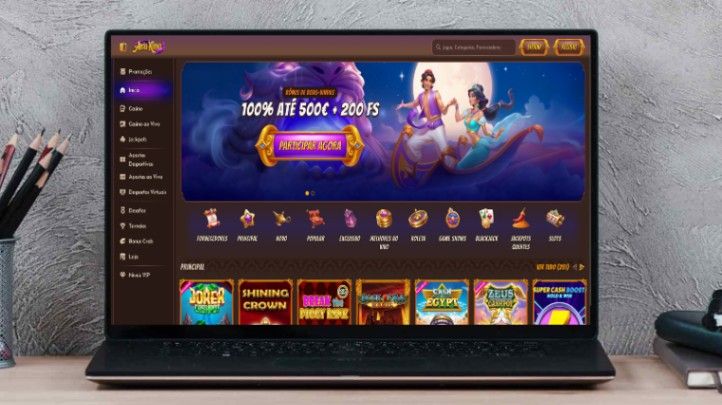 Página Principal do AbuKing Casino