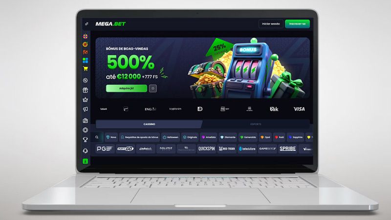 Página Principal do Mega.Bet Casino