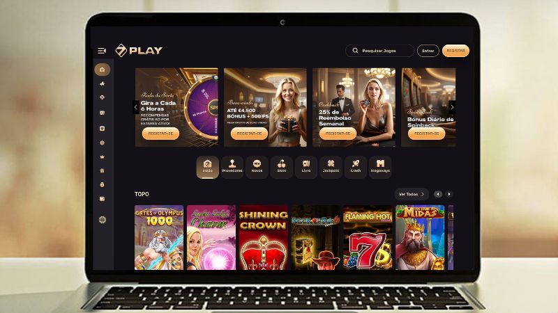 Página Principal do SevenPlay Casino