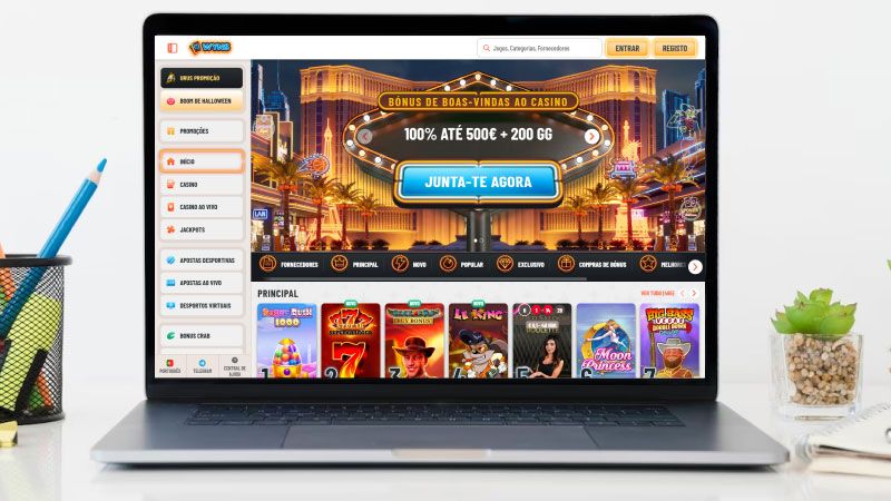 Página Principal do Wyns Casino