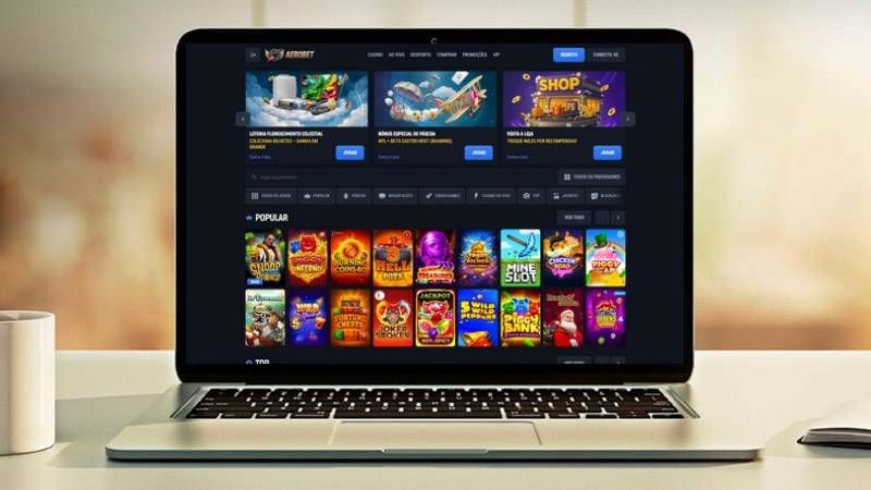 Página Principal do Aerobet Casino