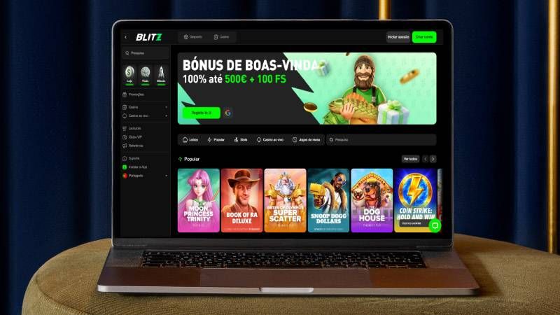 Página Principal do Blitz.bet Casino