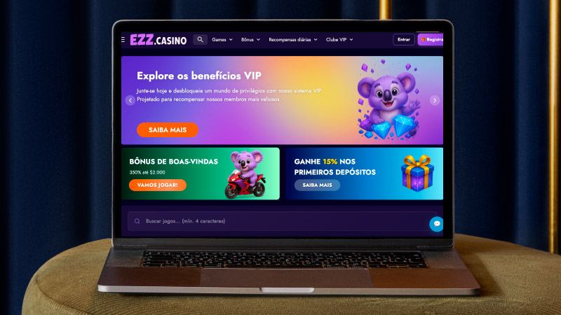Página Principal do Ezz Casino