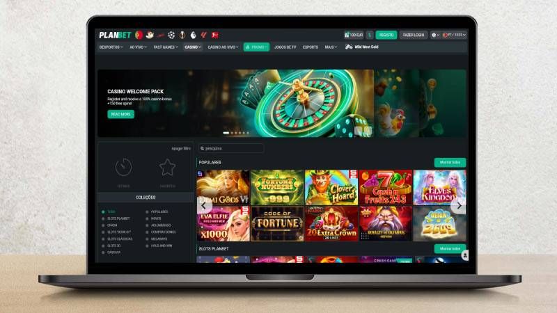 Página Principal do Planbet Casino