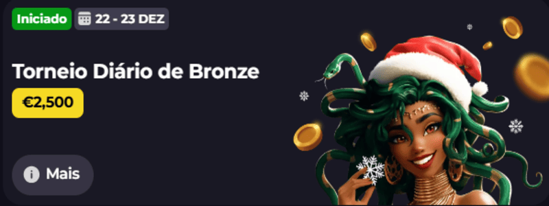 Crypto Leo torneio diario de bronze