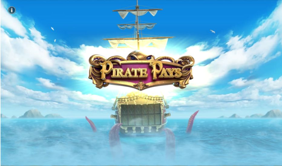 Imagem da slot Pirate Pays sobre o fundo do oceano.