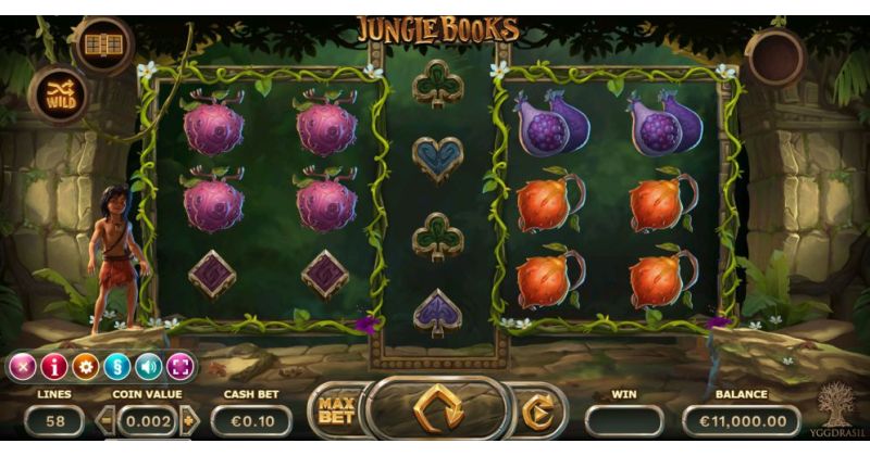 Jogue Jungle Books - Uma slot online da Yggdrasil slot online gratuitamente | Casino Portugal