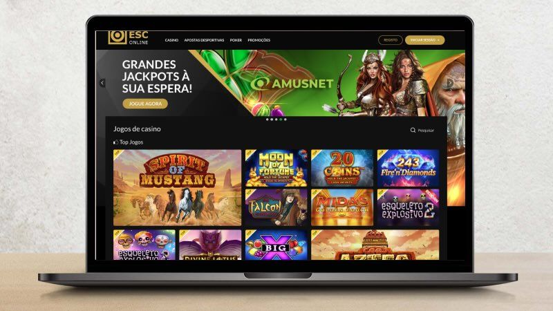 ESC Online Casino página principal