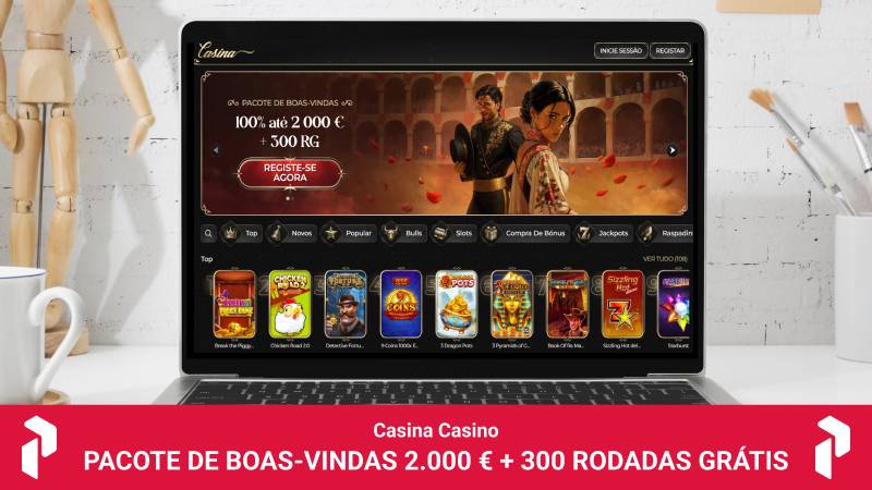 Página principal do casino Casina