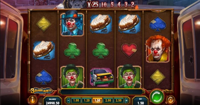 Jogue 3 Clown Monty – Uma Slot Online da Play'n GO slot online gratuitamente | Casino Portugal
