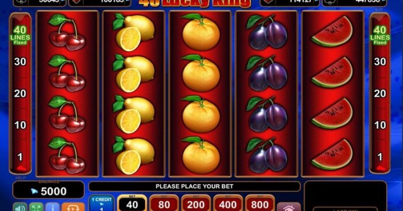 Jogue 40 Lucky King, Slot Online da Amusnet slot online gratuitamente | Casino Portugal