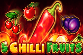 5 Chilli Fruits Slot Logo
