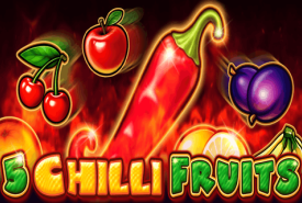 5 Chilli Fruits Slot Logo