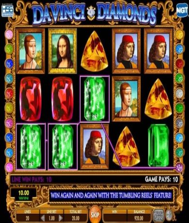 Jogue DaVinci Diamonds, uma slot online da IGT slot online gratuitamente | Casino Portugal