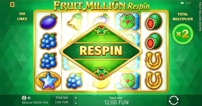Fruit million Respin Bônus