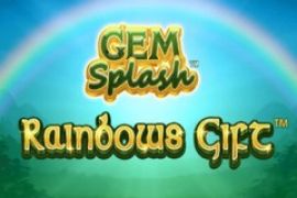 Gem Splash: Rainbows Gift slot logo