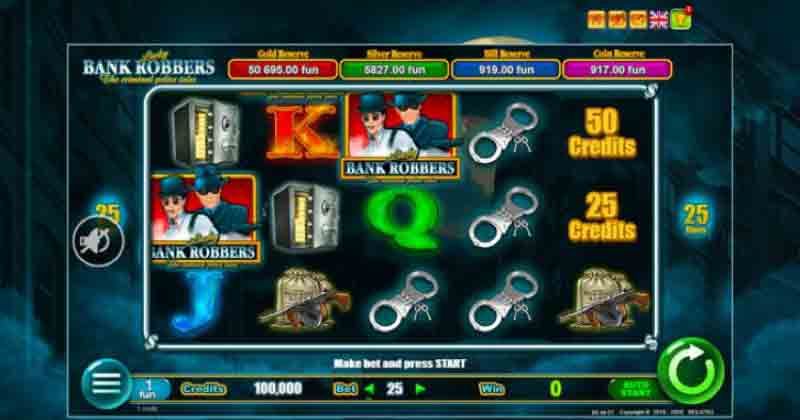 Jogue Slot Online Lucky Bank Robbers, da Belatra slot online gratuitamente | Casino Portugal