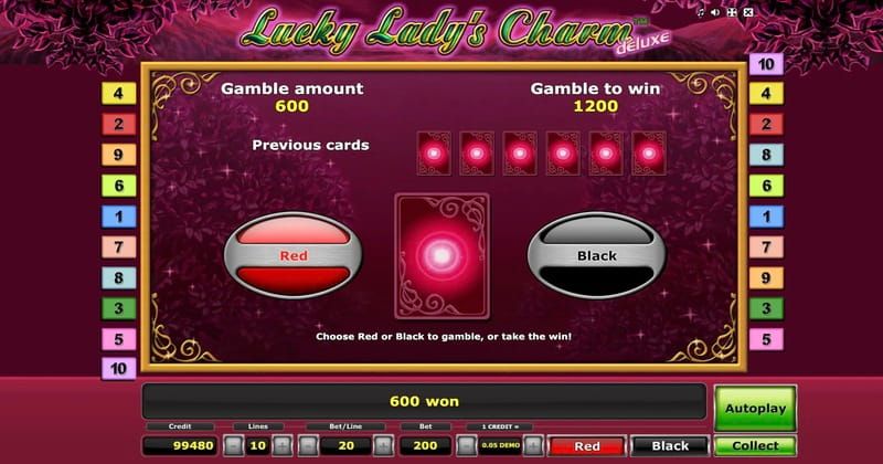Lucky Lady's Charm Deluxe Bônus