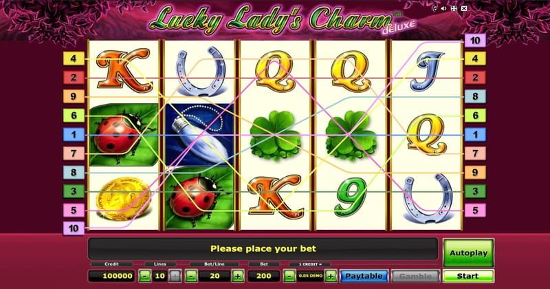 Lucky Lady's Charm Deluxe jogabilidade