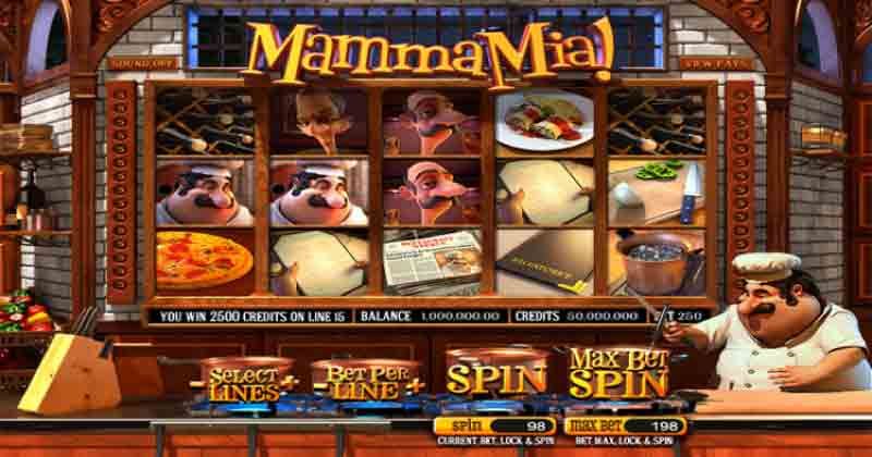 Jogue Mamma Mia, uma slot da BetSoft slot online gratuitamente | Casino Portugal