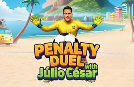 Penalty Duel com Júlio César Slot Logo