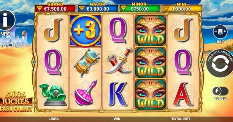 Jogue Slot Sahara Riches Cash Collect, da Playtech slot online gratuitamente | Casino Portugal