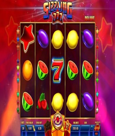 Jogue Sizzling 777 Deluxe, uma slot online da Wazdan slot online gratuitamente | Casino Portugal