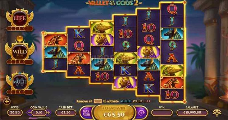 Jogue Valley of Gods 2, uma slot online da Yggdrasil slot online gratuitamente | Casino Portugal