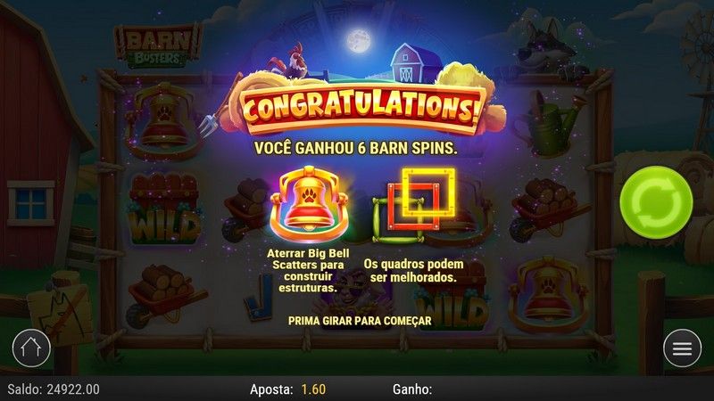 Barn Busters slot bónus