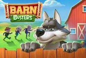 Barn Busters slot logo