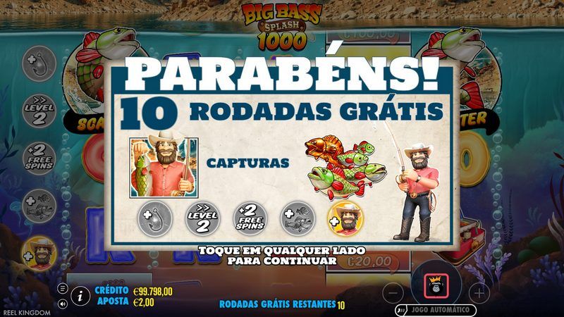 Big Bass Splash 1000 slot bónus