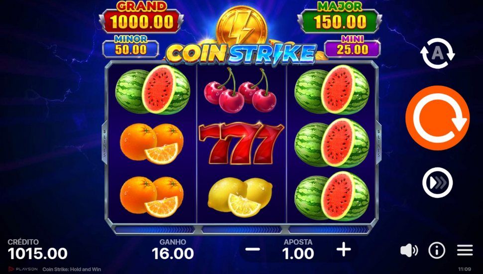 Coin Strike: Hold and Win slot gameplay