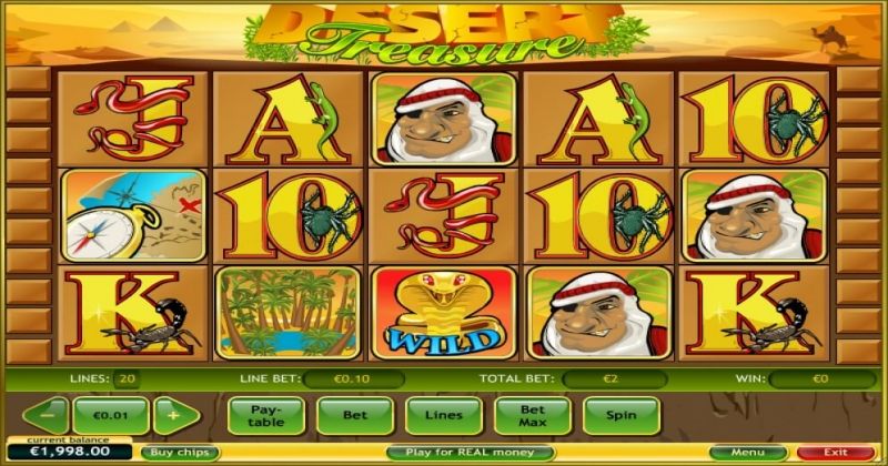 Jogue Desert Treasure, uma slot online da Playtech slot online gratuitamente | Casino Portugal